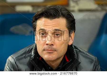 Uefa Europa League Game Between Aek Fc Vs Ac Milan