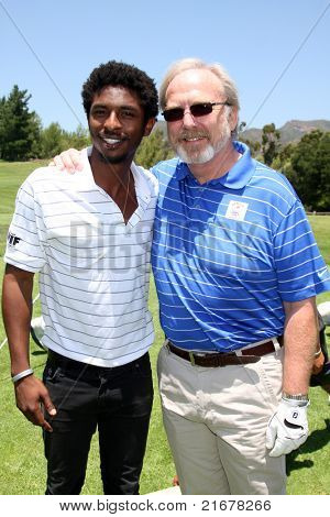 LOS ANGELES - JUL 9:  Shwayze, James Keach at the 14th Annual Women In Film Malibu Golf Classic at Malibu Country Club on July 9, 2011 in Malibu, CA