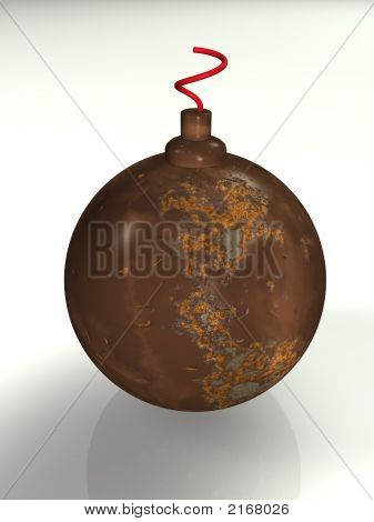 Bombe 3D koncept Illustration