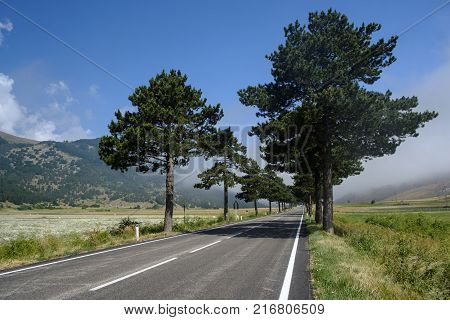 Mountain Landscape In Abruzzi At Summer