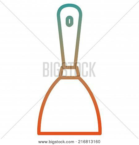 Spatula Tool Isolated Icon Vector Illustration Design