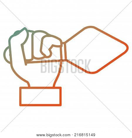 Hand With Spatula Tool Isolated Icon Vector Illustration Design