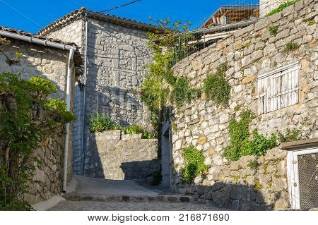 Balazuc is a French commune in the Ardeche department in the Auvergne Rhone Alpes region of southern France. The village is a member of The most beautiful villages in France Association