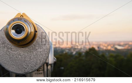 View Of Brisbane And Surrounding Suburbs From Mount Coot-tha During The Day