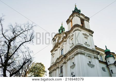 Krakow, Poland. Roman Catholic Church Of Saints Peter And Paul