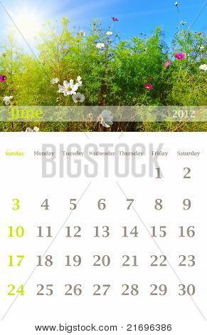 Kalender 2012, Juni