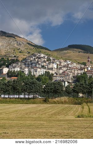 Mountain Landscape In Abruzzi At Summer