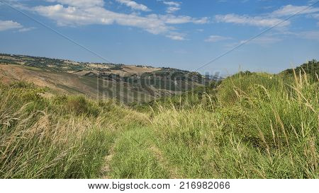 Mountain Landscape In Abruzzi At Summer