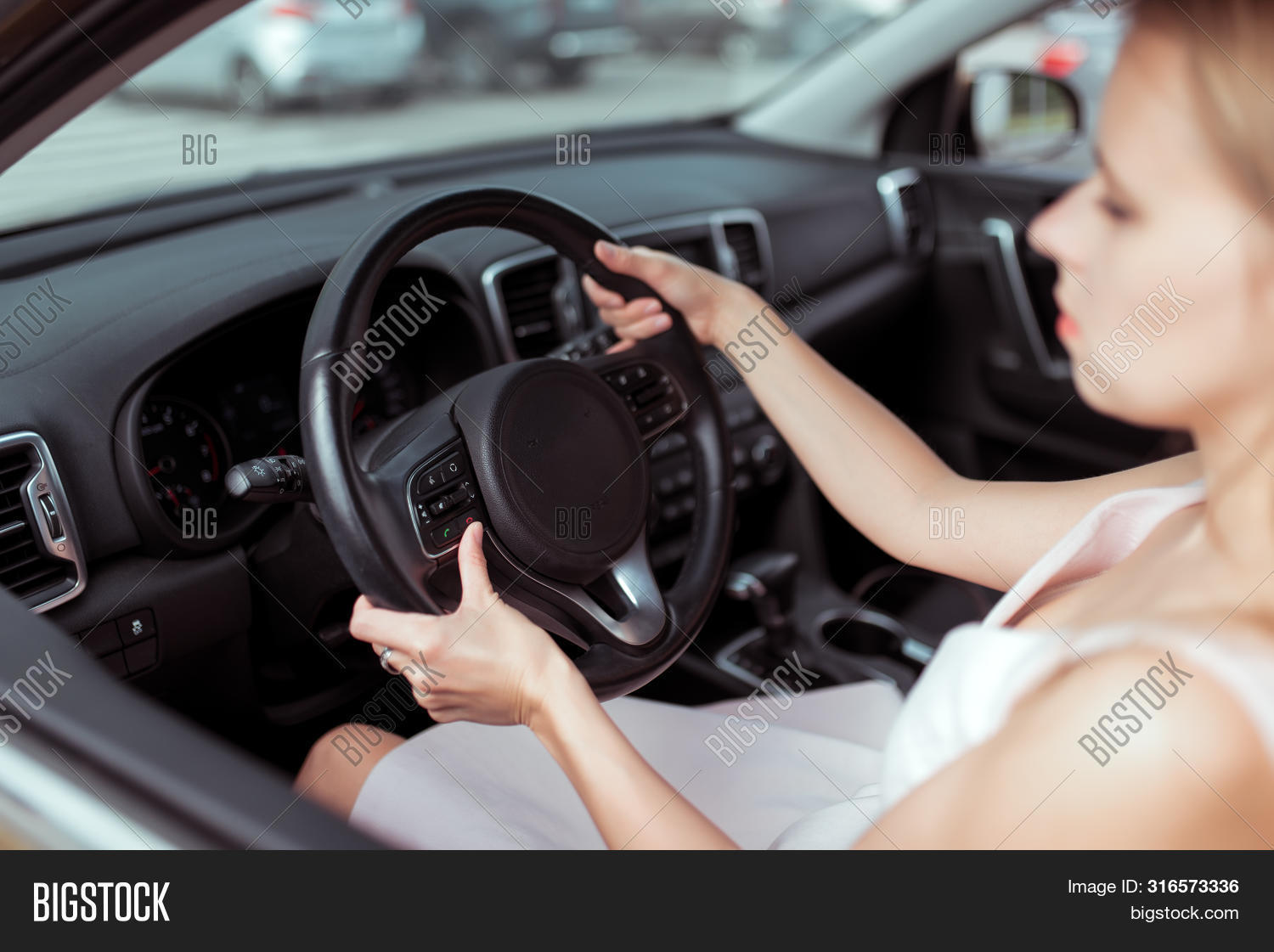 Girl Driving Car, Image & Photo (Free Trial) Bigstock
