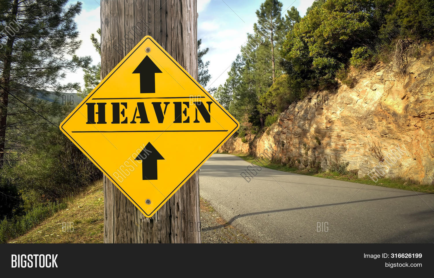 Street Sign Heaven Image Photo Free Trial Bigstock