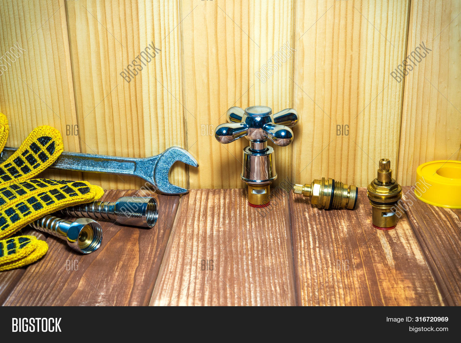 Plumbing Repair Image Photo Free Trial Bigstock