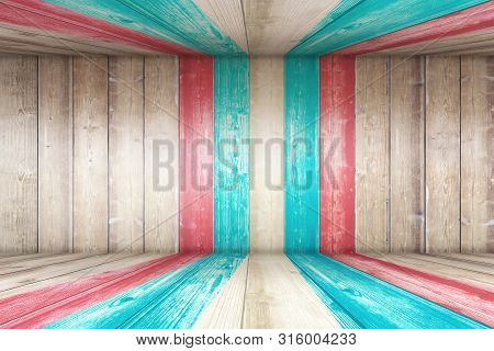 Lgbt Natural Pattern Or White Wood Texture Table Perspective View. Wood Texture Background Surface W