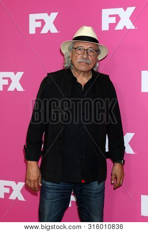 LOS ANGELES - AUG 6:  Edward James Olmos at the FX Networks Starwalk at Summer 2019 TCA at the Beverly Hilton Hotel on August 6, 2019 in Beverly Hills, CA