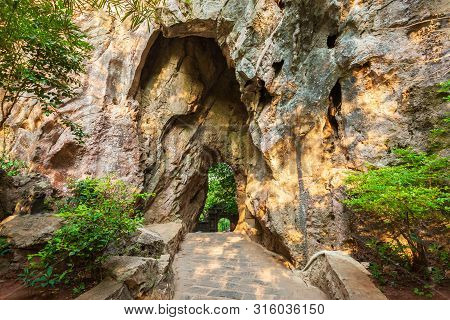 Marble Mountains Cave In Danang City In Vietnam