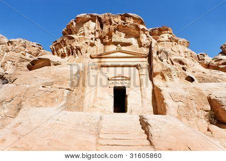 alte Gruft in der NÃ¤he der Eingang in die kleine petra