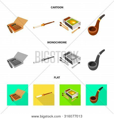 Isolated Object Of Accessories And Harm Icon. Collection Of Accessories And Euphoria Stock Symbol Fo