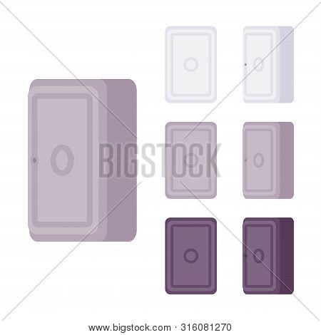 Electrical Weatherproof Box Set. Safe Electric Supply Panel Box To Use Indoors Or Outdoors. Vector F