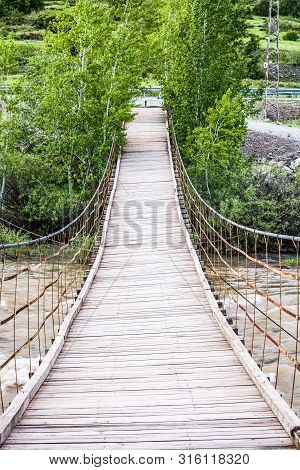 Bridge Over River Eufrat In East Turkey Near Erzincan