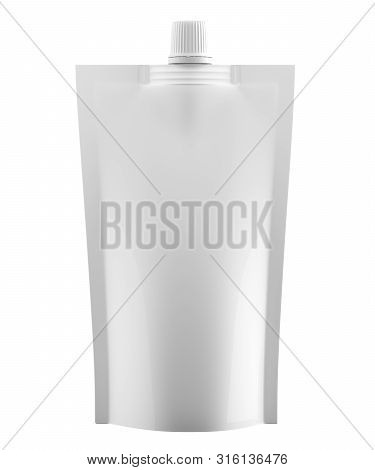 Doypack Packaging. Isolated On A White Background. 3d Illustration.