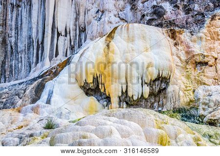 Dripstones In Turkish City Resadiye, Turkey, Asia