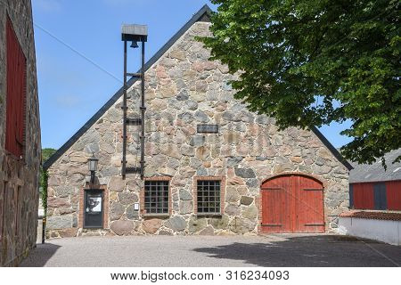 Rural Farm House At Krapperup In Sweden