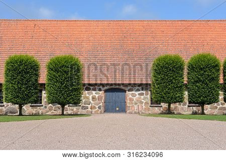 Rural Farm House At Krapperup In Sweden