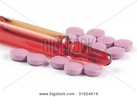 정제 및 Ampula, 클로즈업