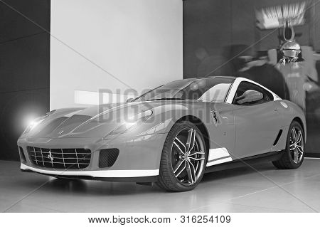 Kiev, Ukraine, July 13, 2015. Ferrari 599 Alonso Edition 60f1