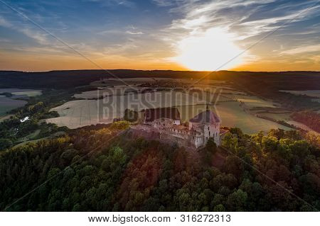 Tocnik Castle Lies In The Central Bohemian Region. It Was Built During The Reign Of Wenceslaus Iv At