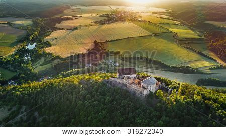 Tocnik Castle Lies In The Central Bohemian Region. It Was Built During The Reign Of Wenceslaus Iv At