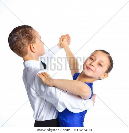 Mladí sál tanečníci