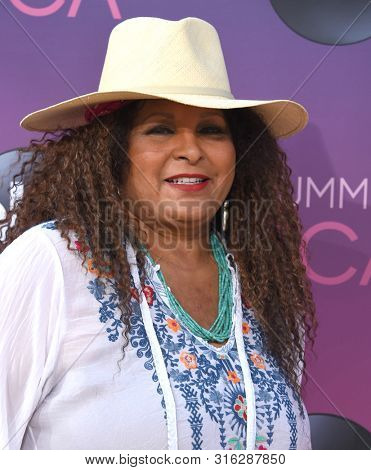 LOS ANGELES - AUG 05:  Pam Grier arrives for the ABC's Summer TCA All Star Party on August 05, 2019 in West Hollywood, CA                