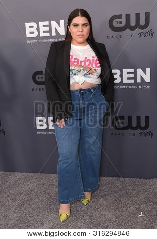 LOS ANGELES - AUG 04:  Brooke Markham arrives for the CW's Summer TCA All Star Party on August 04, 2019 in Beverly Hills, CA                