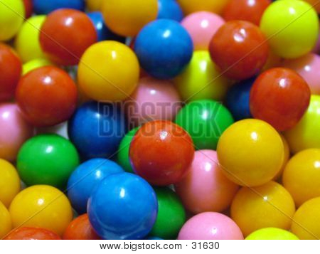 Farvede Gumballs