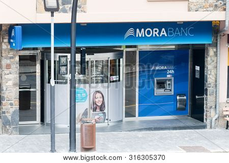 Canillo, Andorra - June 3, 2019: Entrance To Mora Banc.