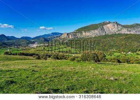 Ubrique, Cadiz. Spain. White Villages Of Andalusia In The Park Of Alcornocales