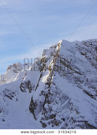 Manhã nos Alpes