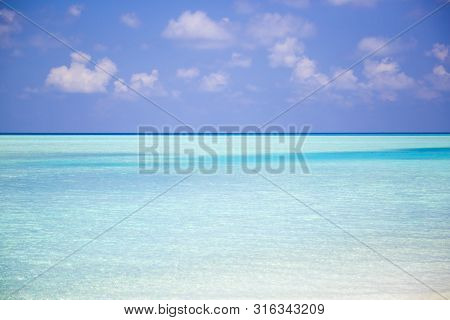 Beautiful Paradisiacal Beach In Maldives