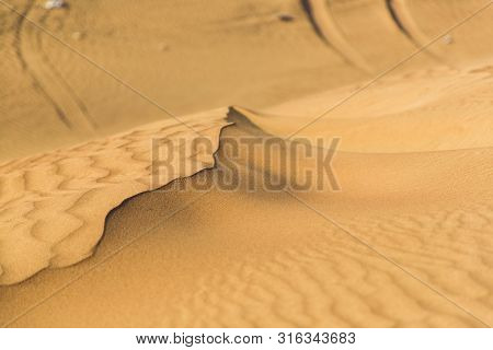 Sand Dune In Desert