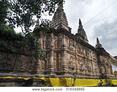 Chedi Chet Yot Temple Chiang Mai, Thailand, Ancient Historic Sites