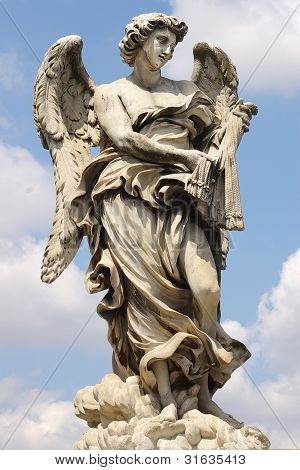 Ponte Sant'Angelo. Roma, İtalya