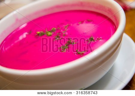 Cold Borscht (chlodnik) - Traditional Lithuanian Cold Soup