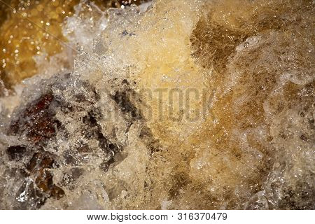Red Water In Rio Tinto, Huelva