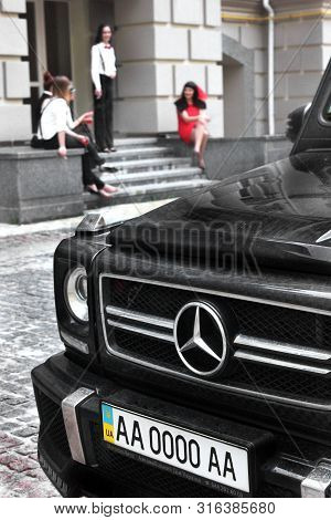 Kiev, Ukraine - April 21, 2015: Mercedes-benz G55 Amg In The City