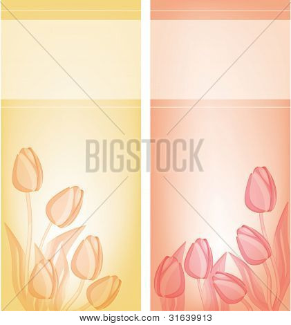 Tulpen Karte Hintergrund
