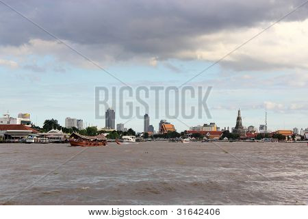 Fiume Chao Praya Thailandia, Bangkok,