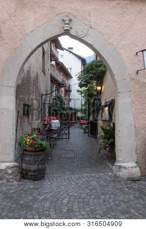 The Streets Of Kaltern In South Tyrol, Italy