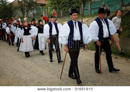 Perinteiset häät Sic, Transilvania, Romania