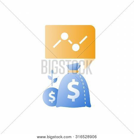 Financial Report, Invest Portfolio, Hedge Fund, Revenue Growth, More Money, High Interest Rate, Mult