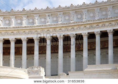 Anıt Vittorio Emanuele II.Roma, İtalya.
